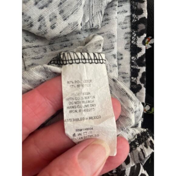 Jessica Simpson Size Small Leopard Print Dress Scoop Neck Short‎ Sleeve - Picture 5 of 5